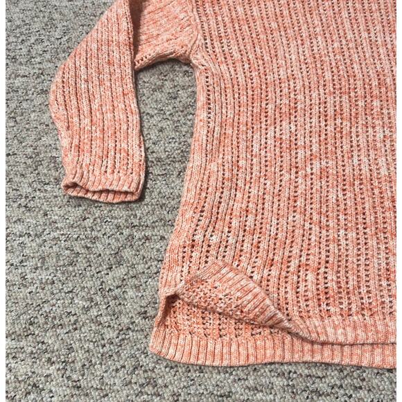 Banana Republic Peach Loose Knit Sweater Women’s Pullover Casual Layering XL - Picture 3 of 7